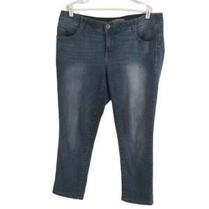 Women's Democracy Ab Solution Denim Jeans Size 18W